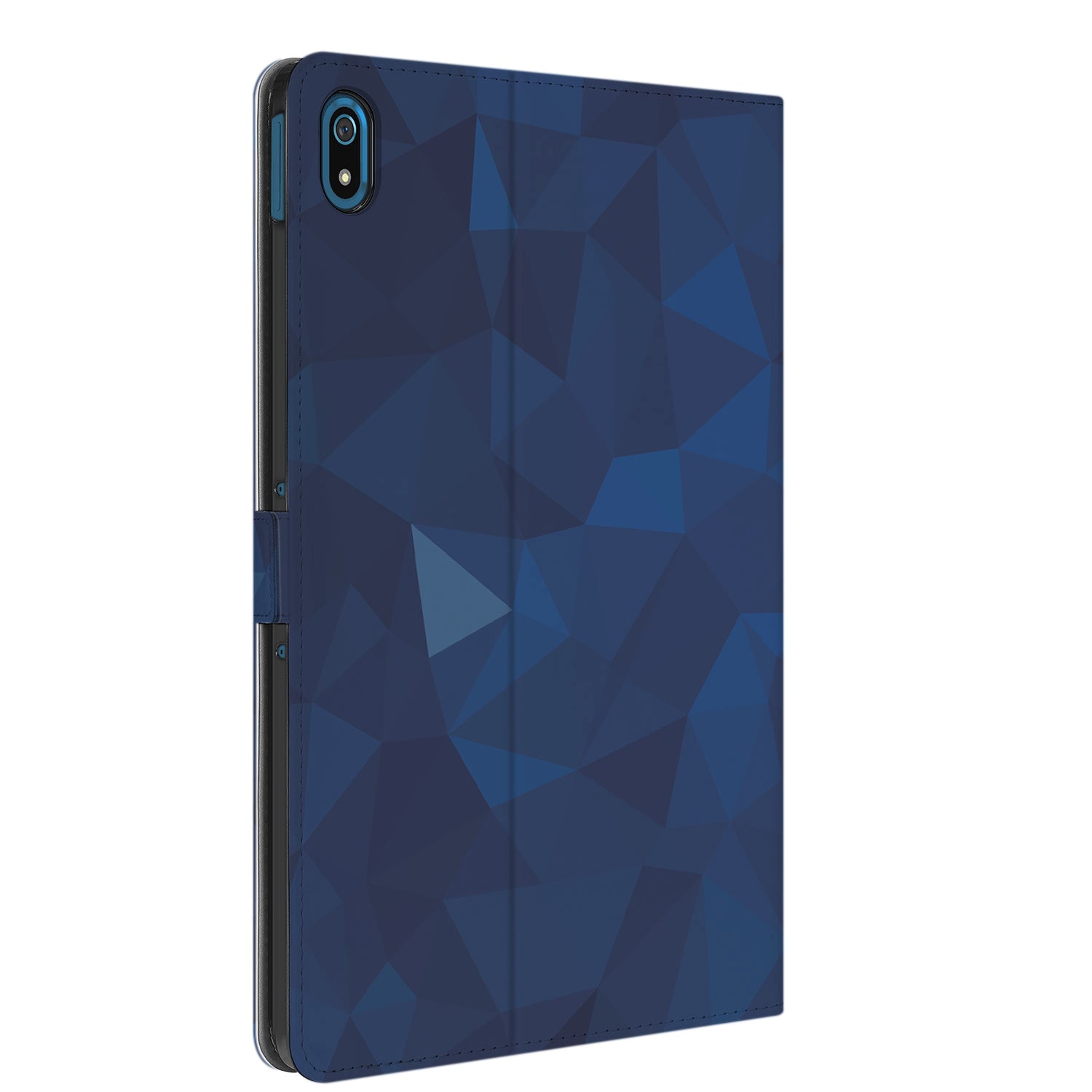 Uniek Nokia T20 Tablethoesje met Stand - Polygon Blue Design | B2C Telecom