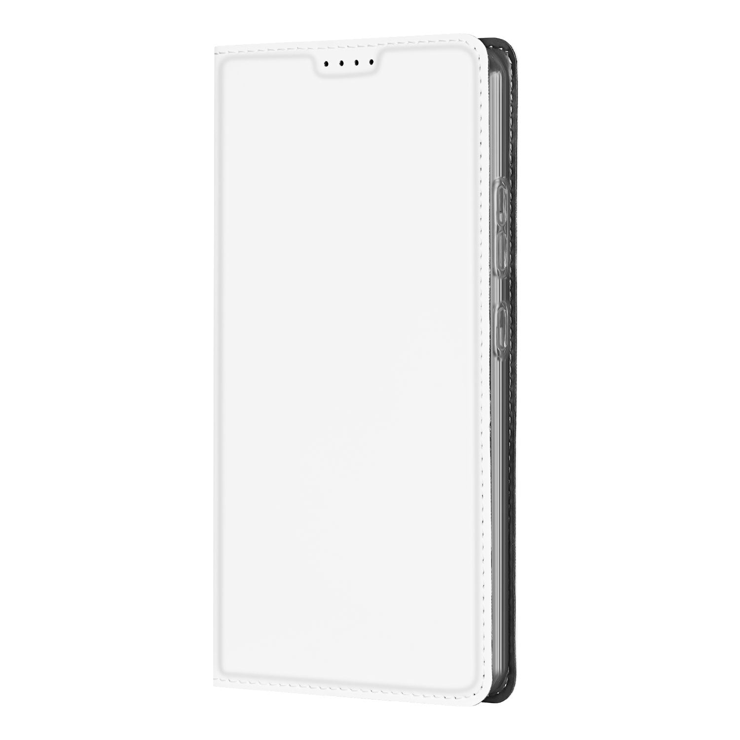 Stand Case Hoesje Samsung Galaxy Xcover 7 Wit met Pashouder