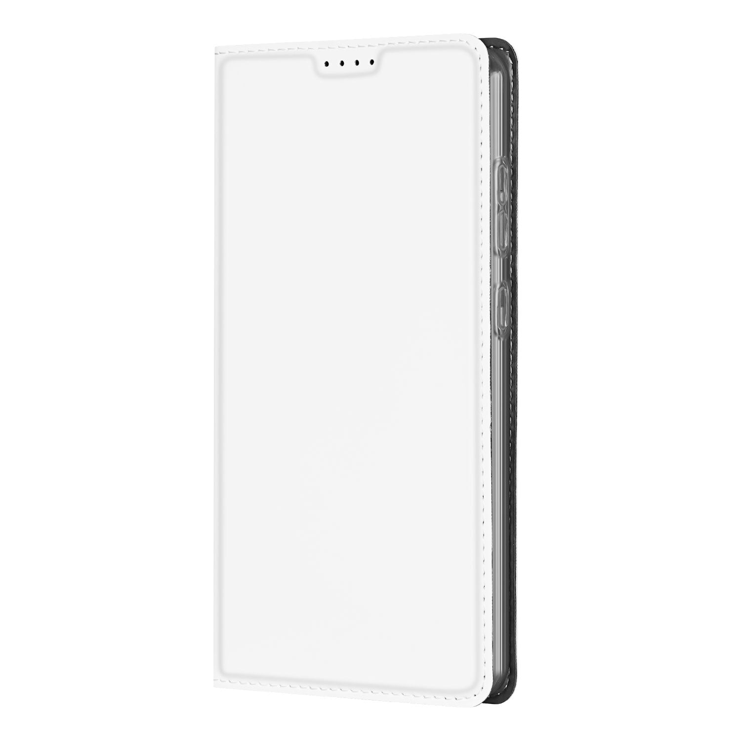 Stand Case Hoesje Samsung Galaxy A05 Wit met Pashouder