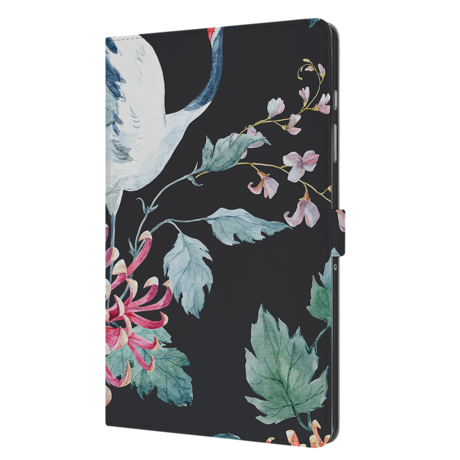 Uniek Samsung Galaxy Tab A9 Plus Tablethoesje Bird Flower Design | B2C Telecom