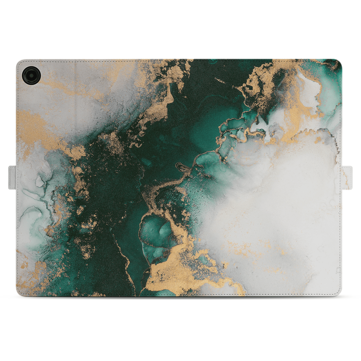 Uniek Samsung Galaxy Tab A9 Plus Tablethoesje Marmer Groen Design | B2C Telecom