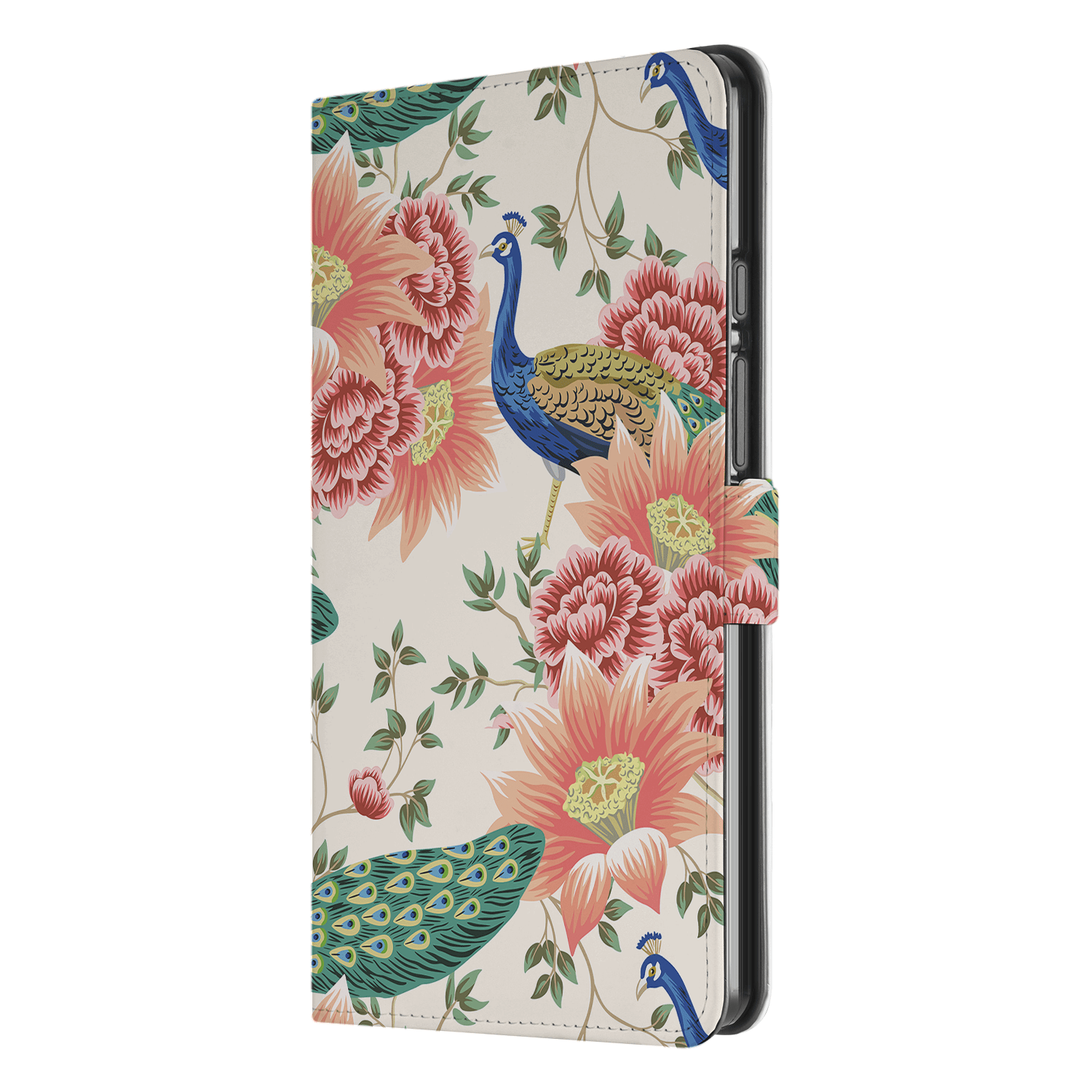 Uniek Samsung Galaxy Tab A9 Plus Tablethoesje Pink Peacock Design | B2C Telecom