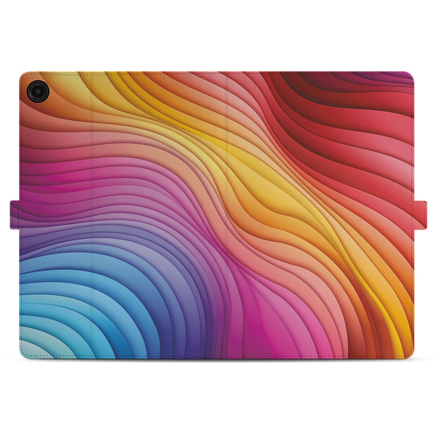 Uniek Samsung Galaxy Tab A9 Plus Tablethoesje Regenboog Design | B2C Telecom