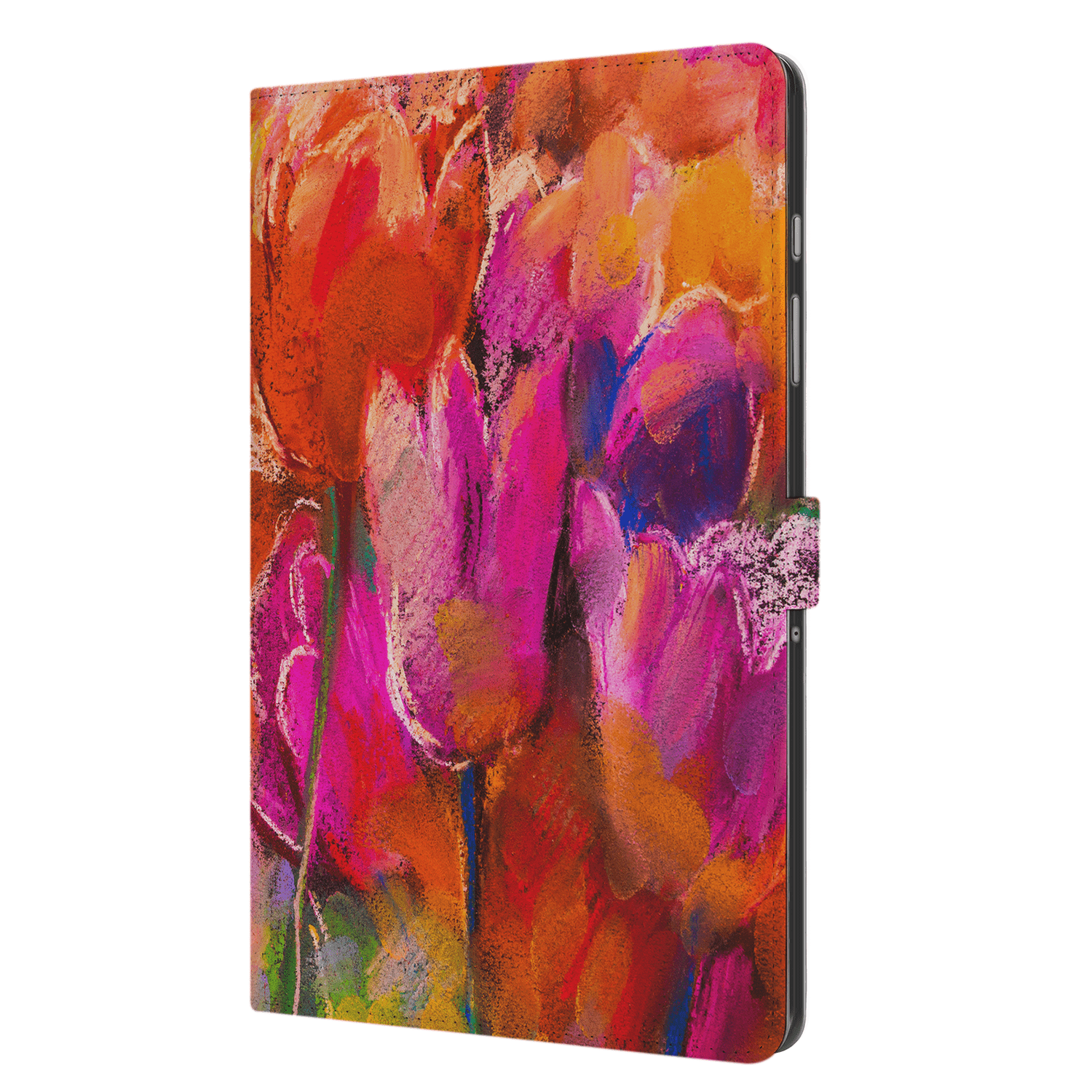 Uniek Samsung Galaxy Tab A9 Plus Tablethoesje Tulpen Design | B2C Telecom