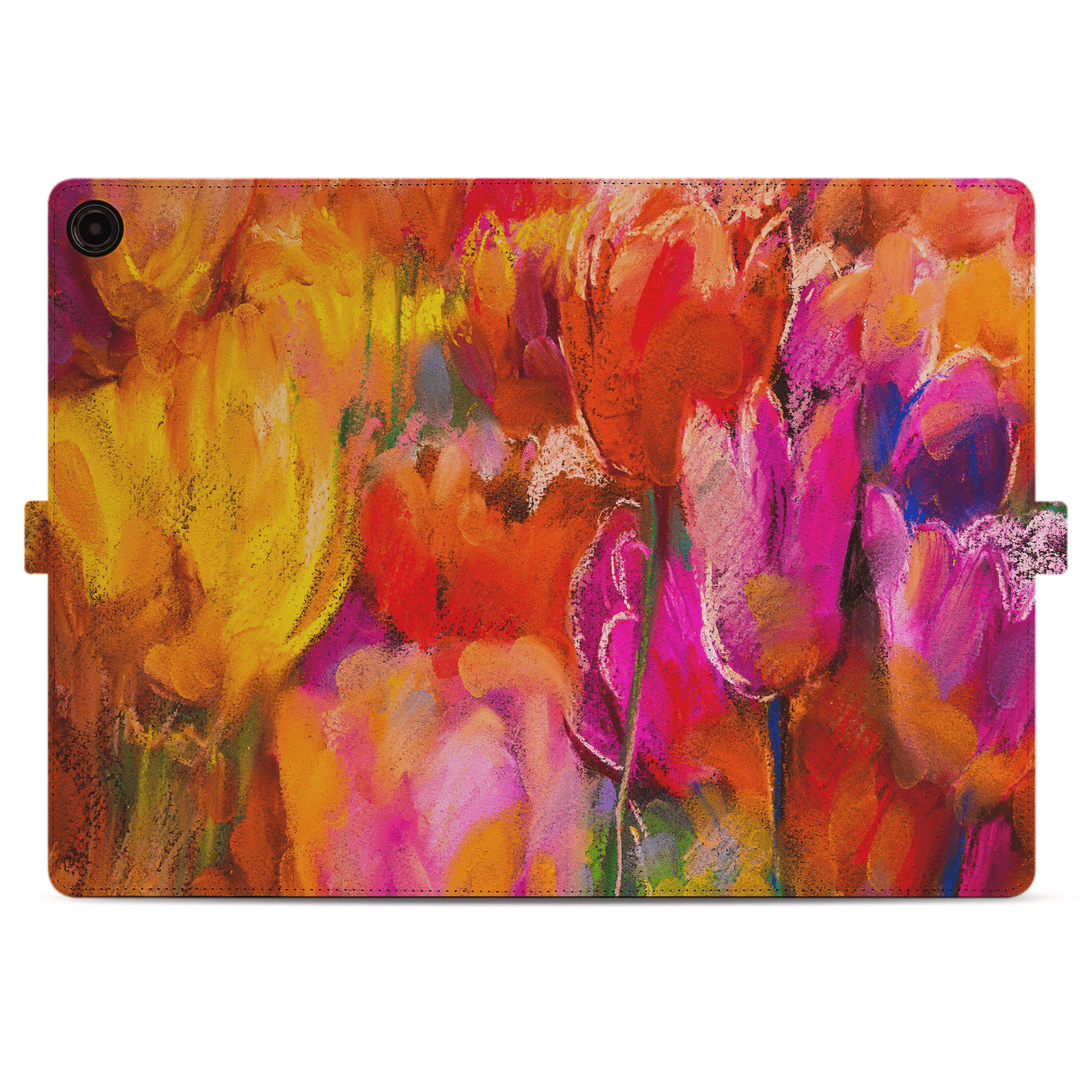 Uniek Samsung Galaxy Tab A9 Plus Tablethoesje Tulpen Design | B2C Telecom