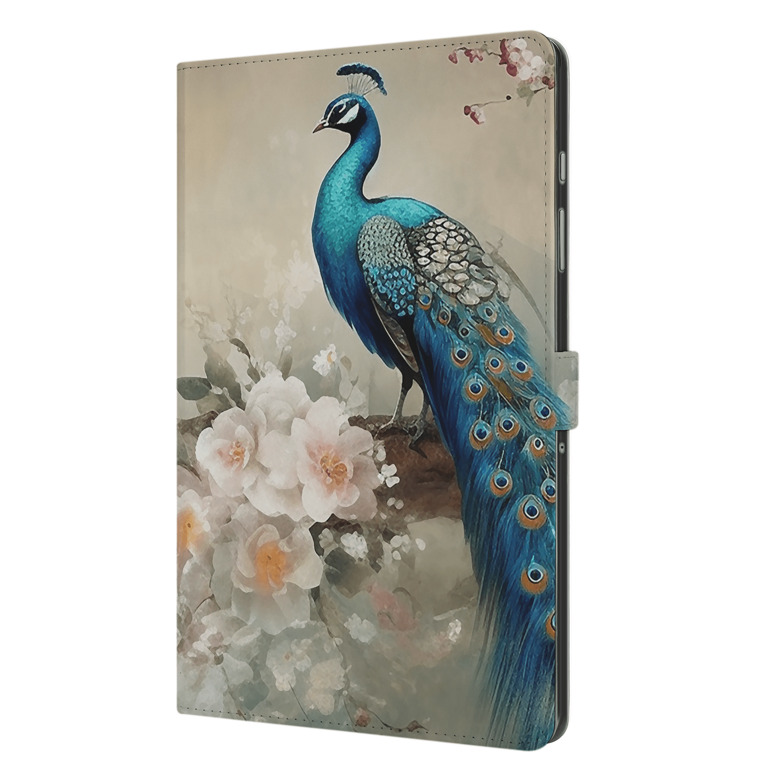 Uniek Samsung Galaxy Tab A9 Plus Tablethoesje Vintage Pauw Design | B2C Telecom