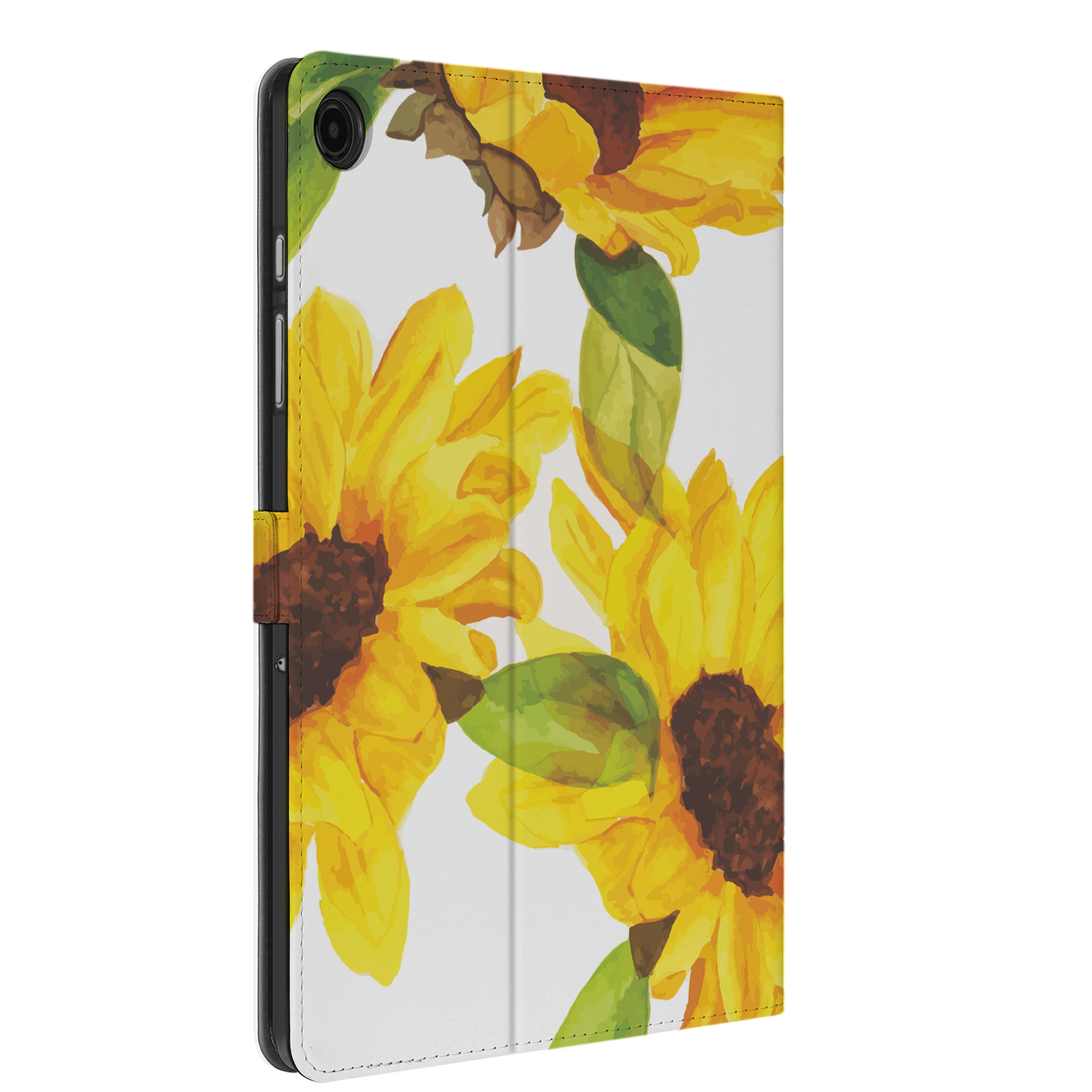 Uniek Samsung Galaxy Tab A9 Plus Tablethoesje Zonnebloemen Design | B2C Telecom