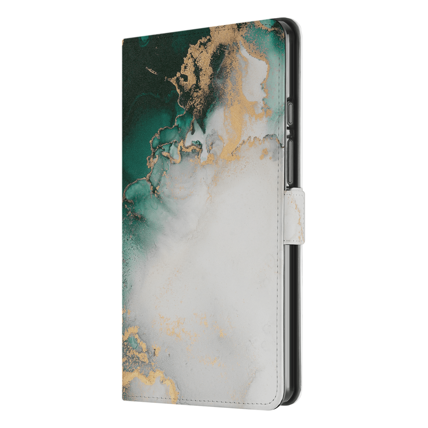 Uniek Samsung Galaxy Tab A9 Tablethoesje Marmer Groen Design | B2C Telecom