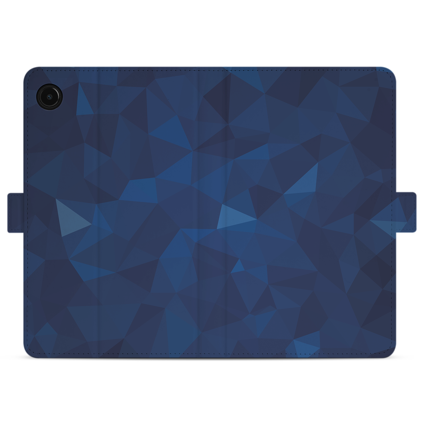 Uniek Samsung Galaxy Tab A9 Tablethoesje Polygon Blue Design | B2C Telecom
