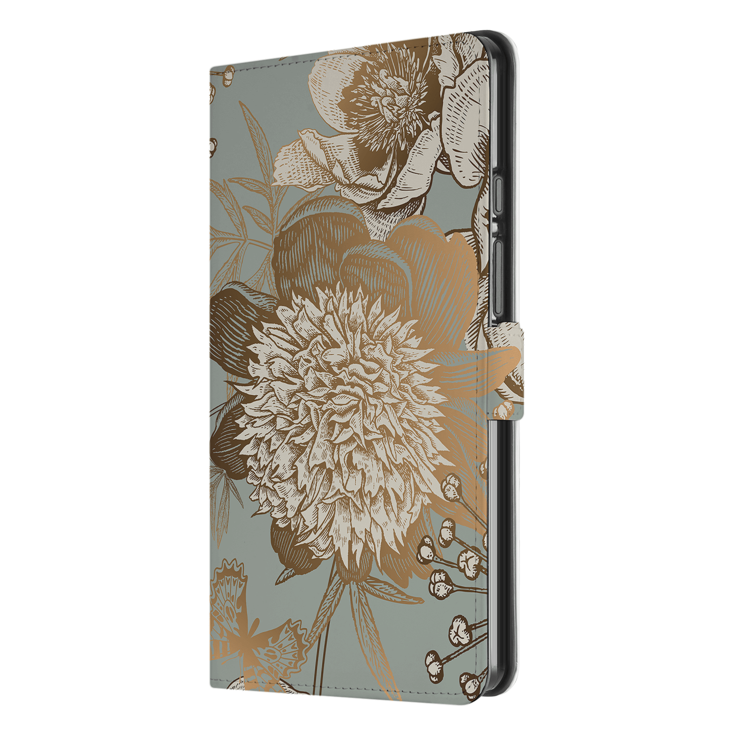 Uniek Samsung Galaxy Tab A9 Tablethoesje Vintage Bird Flowers Design | B2C Telecom