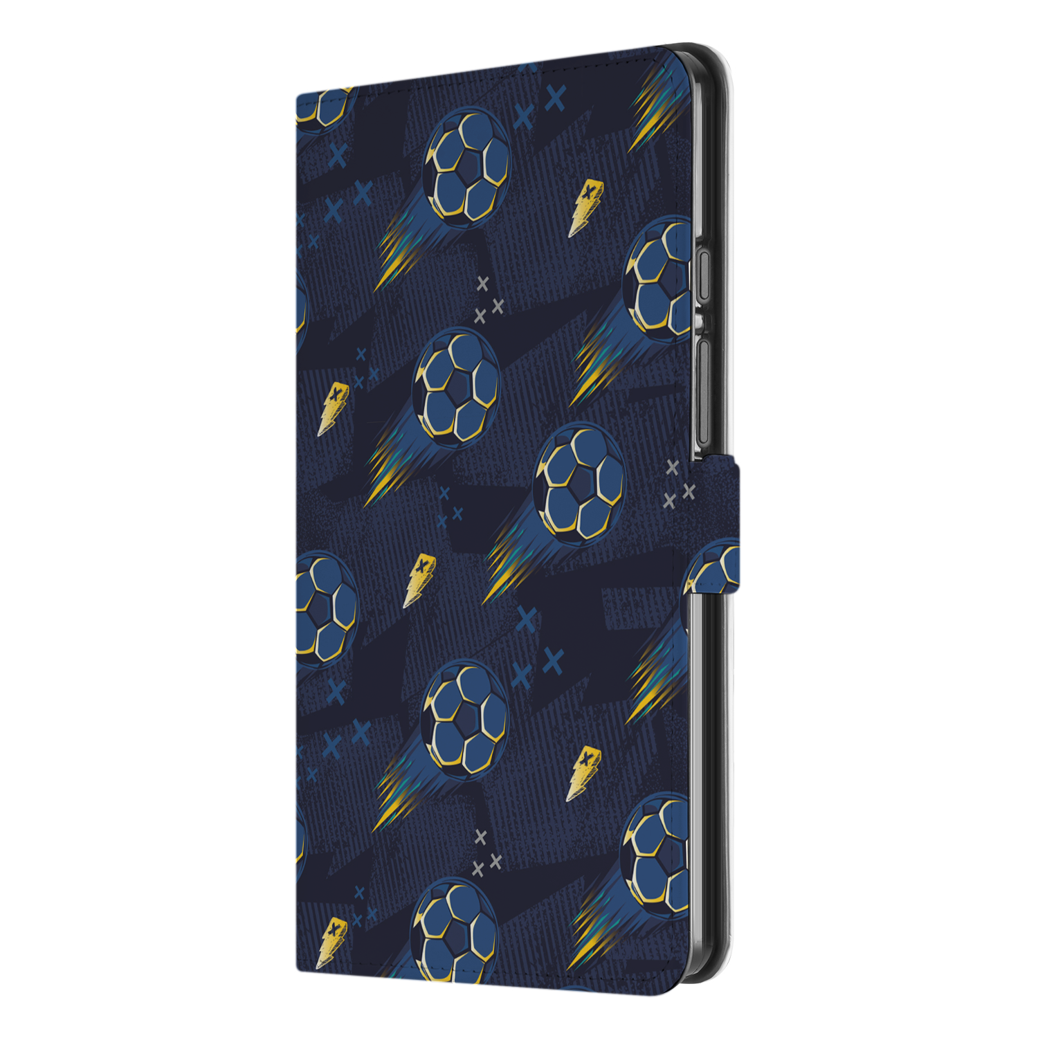 Uniek Samsung Galaxy Tab A9 Tablethoesje Voetbal Design | B2C Telecom