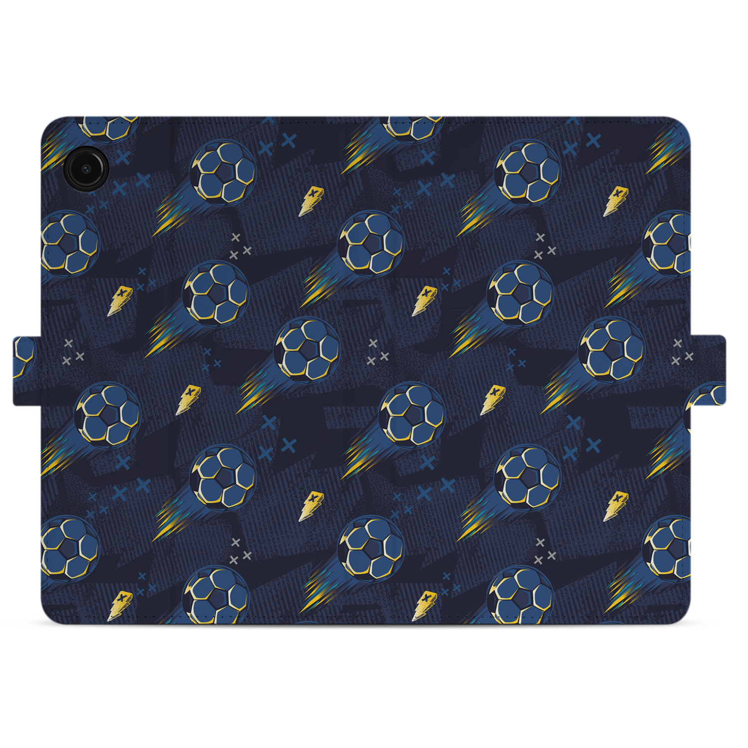 Uniek Samsung Galaxy Tab A9 Tablethoesje Voetbal Design | B2C Telecom