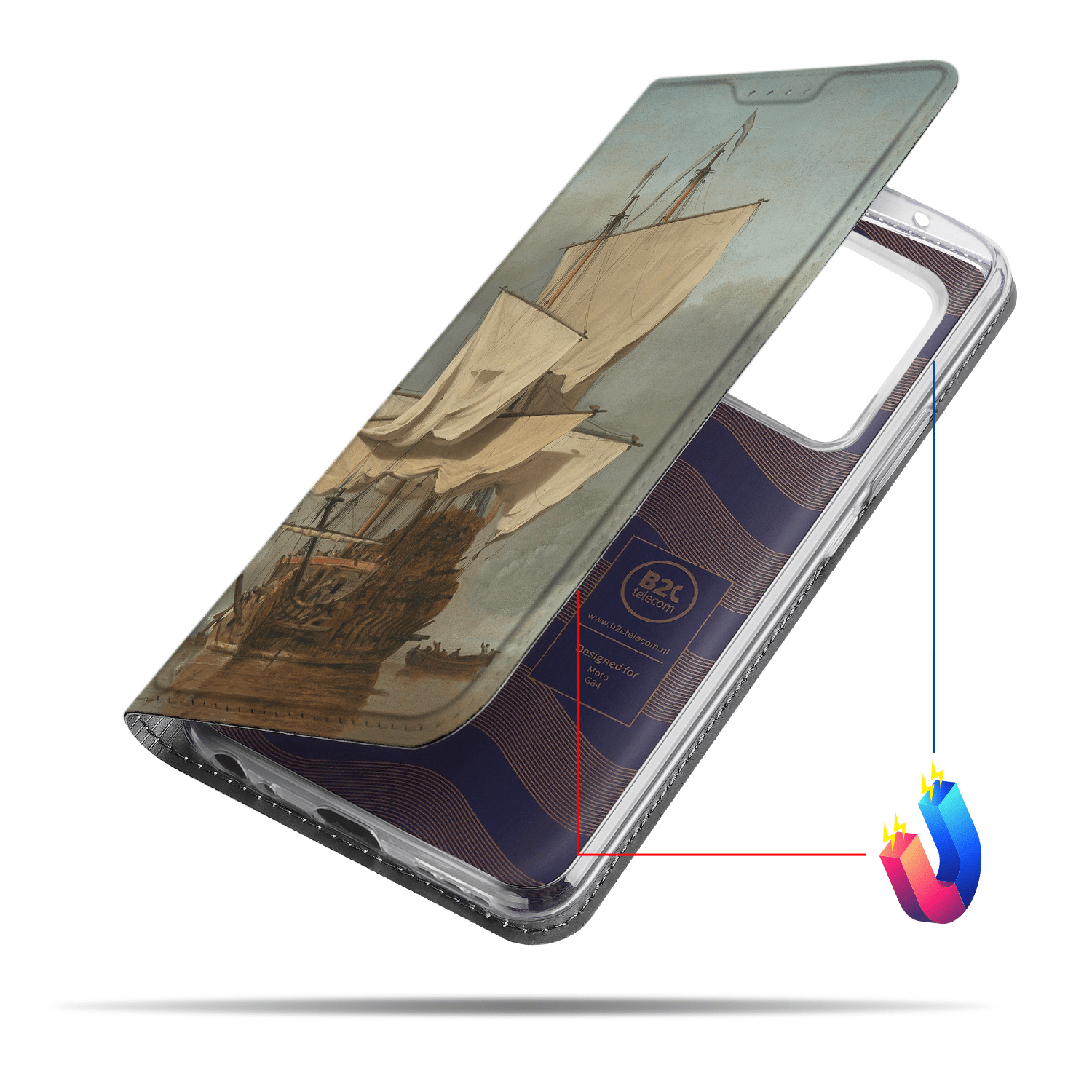 Stand Case Hoesje Maken voor de Motorola Moto G84