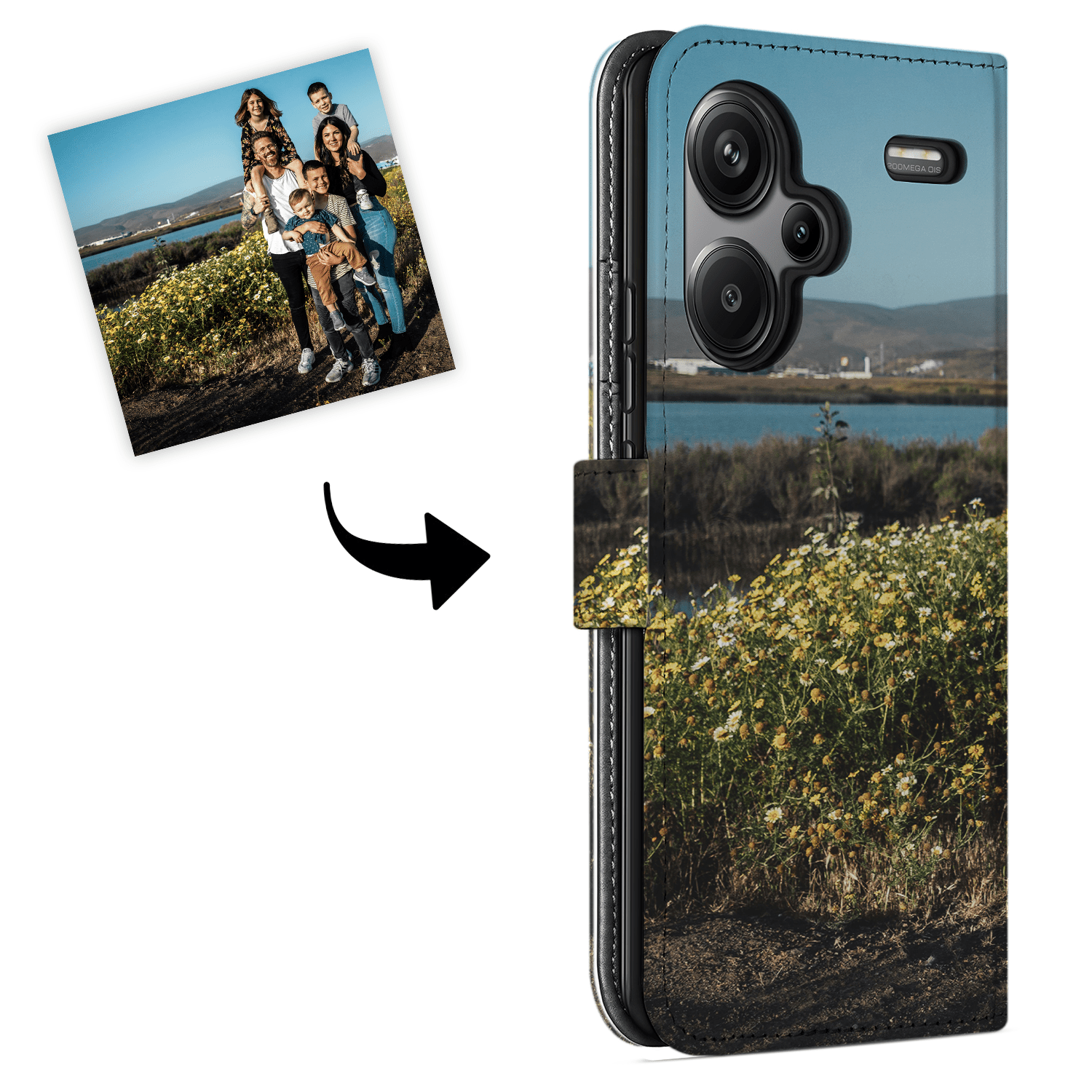 Book Case Hoesje Maken voor de Xiaomi Redmi Note 13 Pro Plus