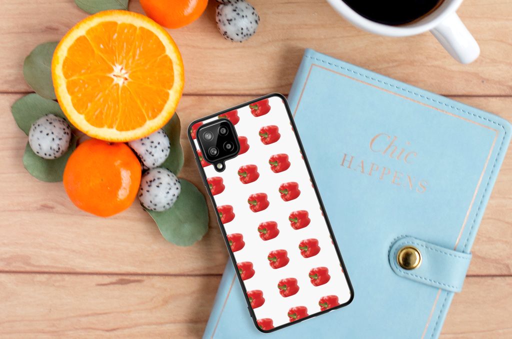 Samsung Galaxy A12 Back Cover Hoesje Paprika Red B2C Telecom