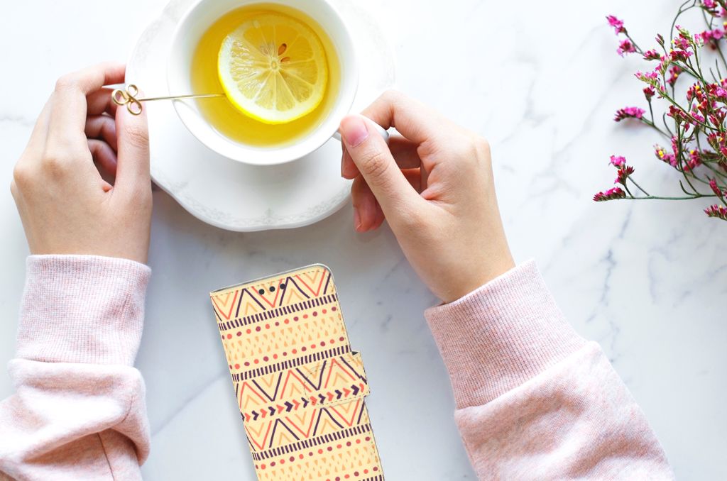 Microsoft Lumia 650 Telefoon Hoesje Aztec Yellow
