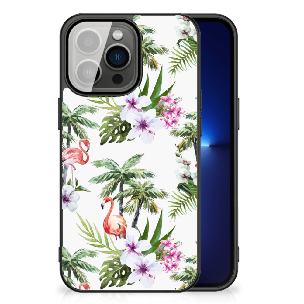 iPhone 13 Pro Dierenprint Telefoonhoesje Flamingo Palms B2C Telecom
