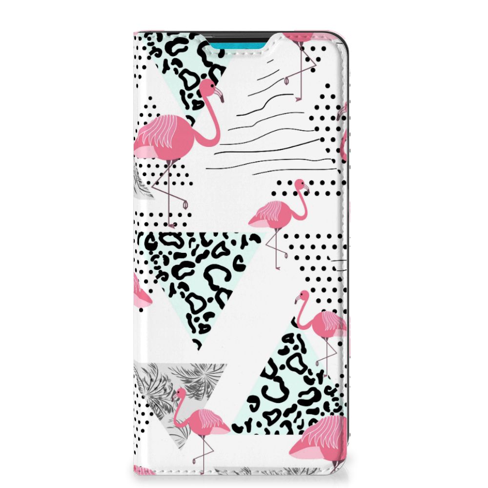 Samsung Galaxy A73 Hoesje maken Flamingo Triangle - B2C Telecom
