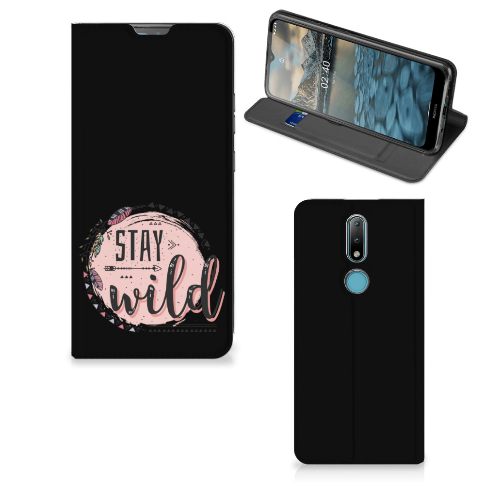 Nokia 2.4 Magnet Case Boho Stay Wild - B2C Telecom