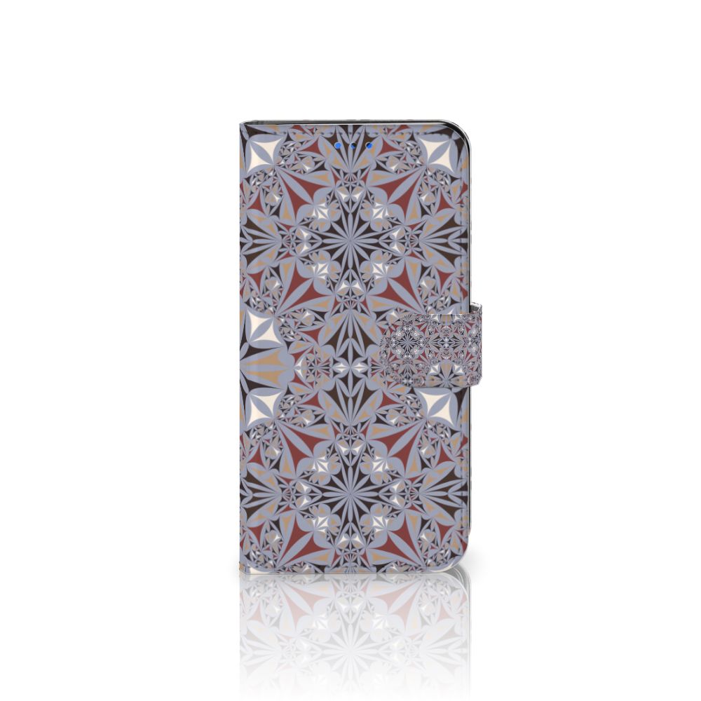 Huawei P Smart 2020 Bookcase Flower Tiles