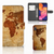 Samsung Galaxy A10 Flip Cover Wereldkaart