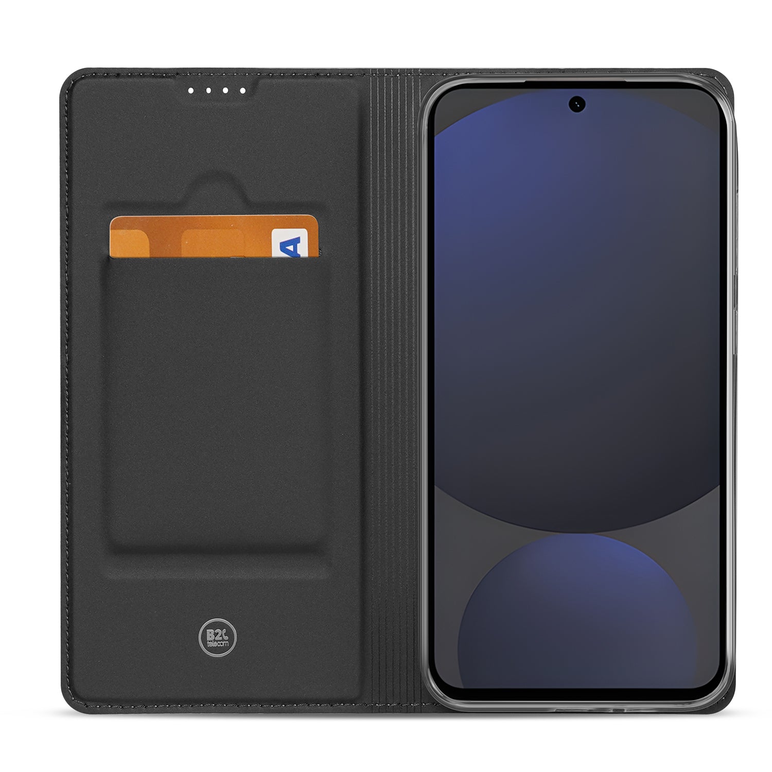 Stand Case Hoesje Maken Samsung Galaxy S24 FE met kaartvak en flexibel design voor bescherming en stijl.