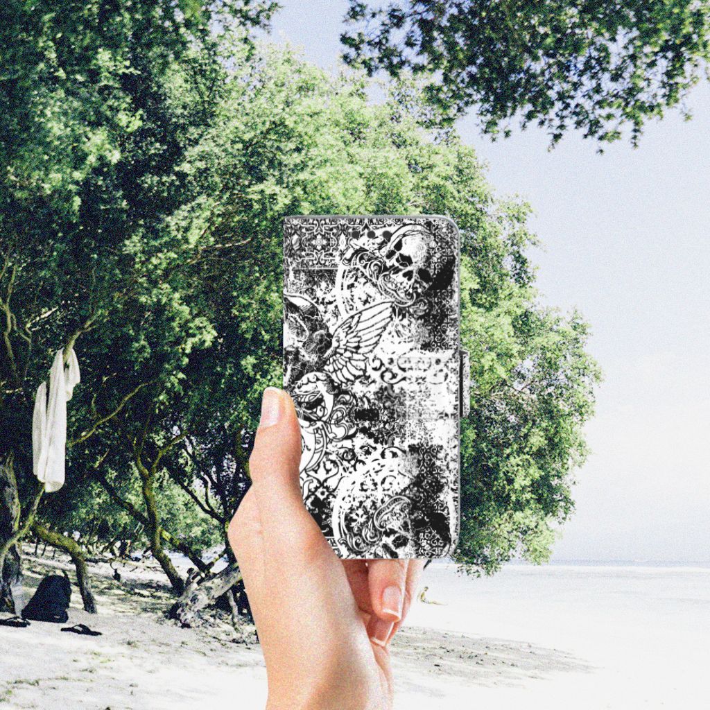 Telefoonhoesje met Naam Microsoft Lumia 650 Skulls Angel