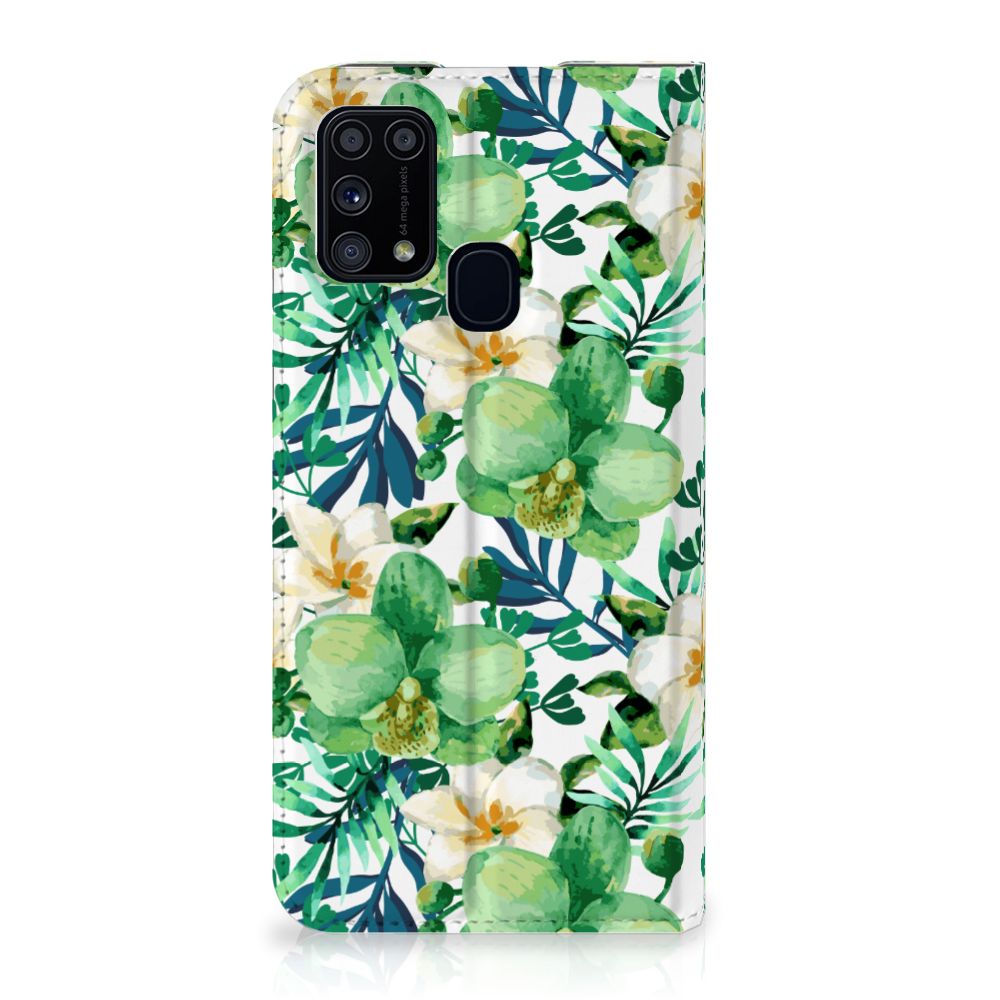 Samsung Galaxy M31 Smart Cover Orchidee Groen - B2C Telecom