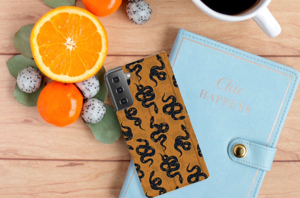 Hoesje maken voor Samsung Galaxy S21 Plus Snakes - B2C Telecom