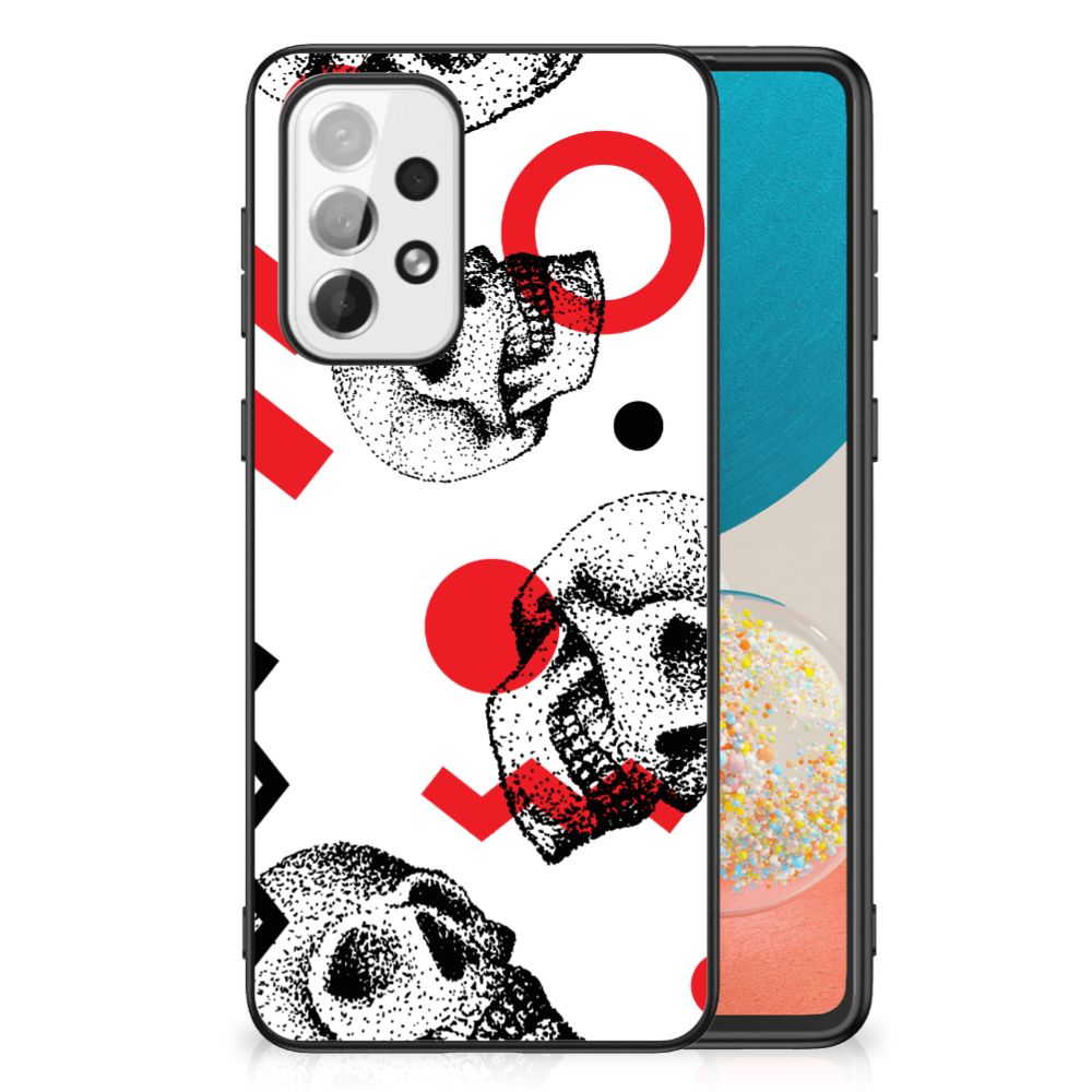 Telefoonhoesje Samsung Galaxy A73 Skull Red B2C Telecom