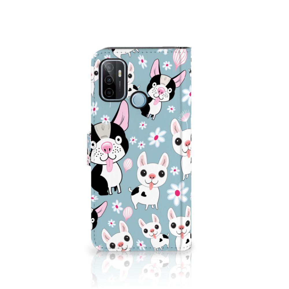 OPPO A53 | OPPO A53s Telefoonhoesje met Pasjes Hondjes