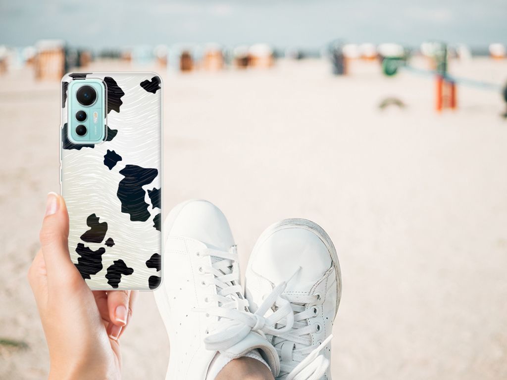 Xiaomi 12 Lite TPU Hoesje Koeienvlekken B2C Telecom