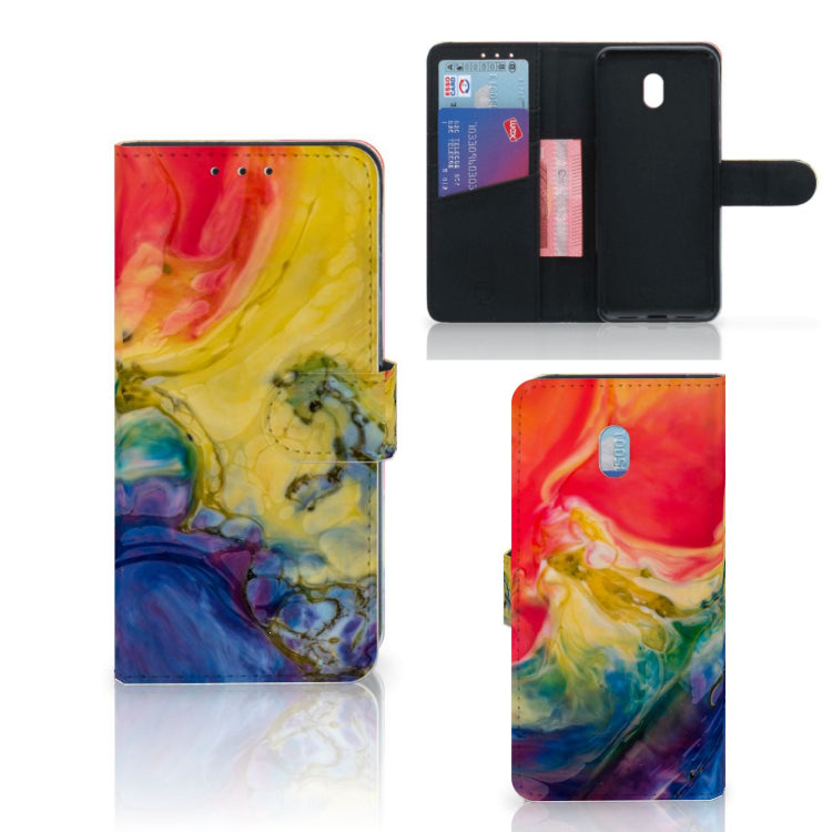 Hoesje Xiaomi Redmi 8A Watercolor Dark