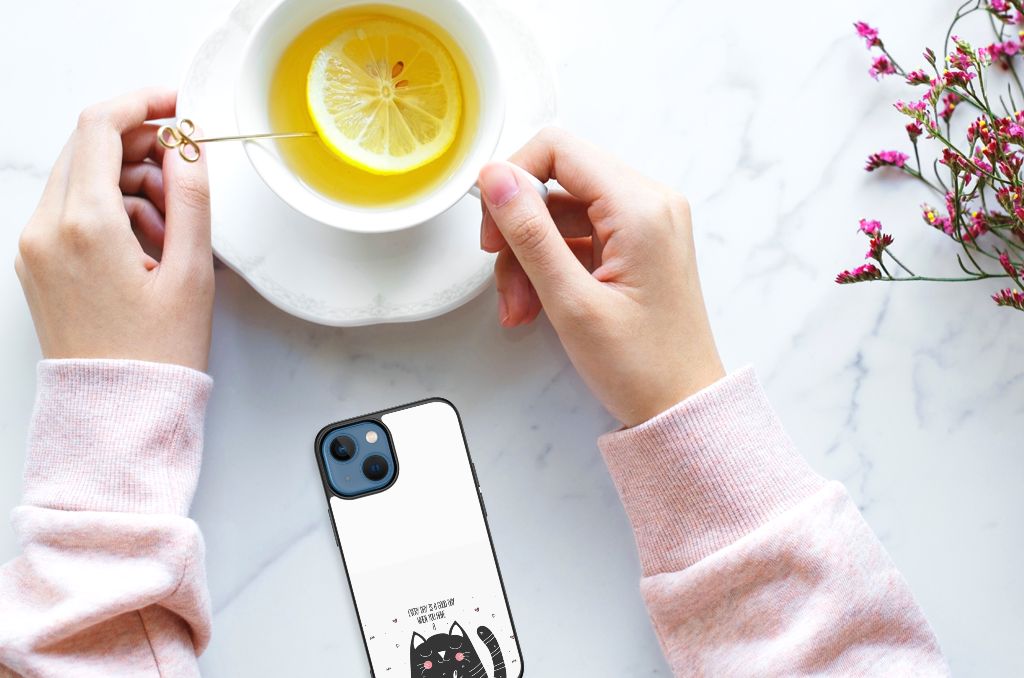 Apple iPhone 13 mini Hoesje Cat Good Day B2C Telecom