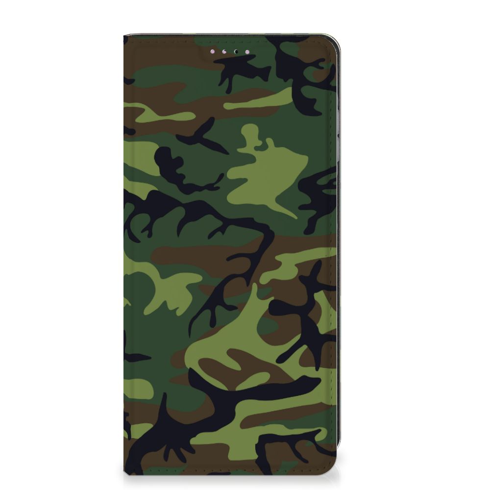 Samsung Galaxy A25 Hoesje met Magneet Army Dark
