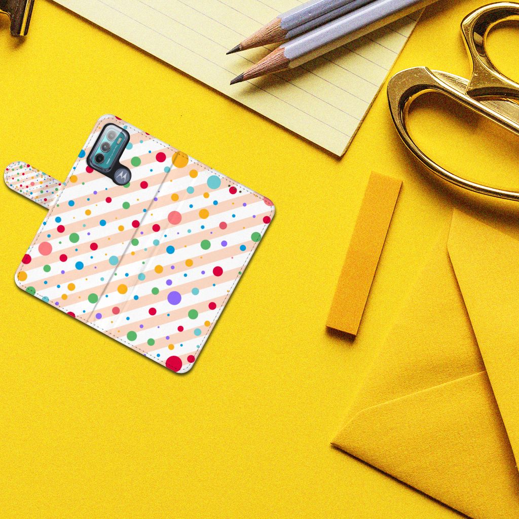 Motorola Moto G60 Telefoon Hoesje Dots