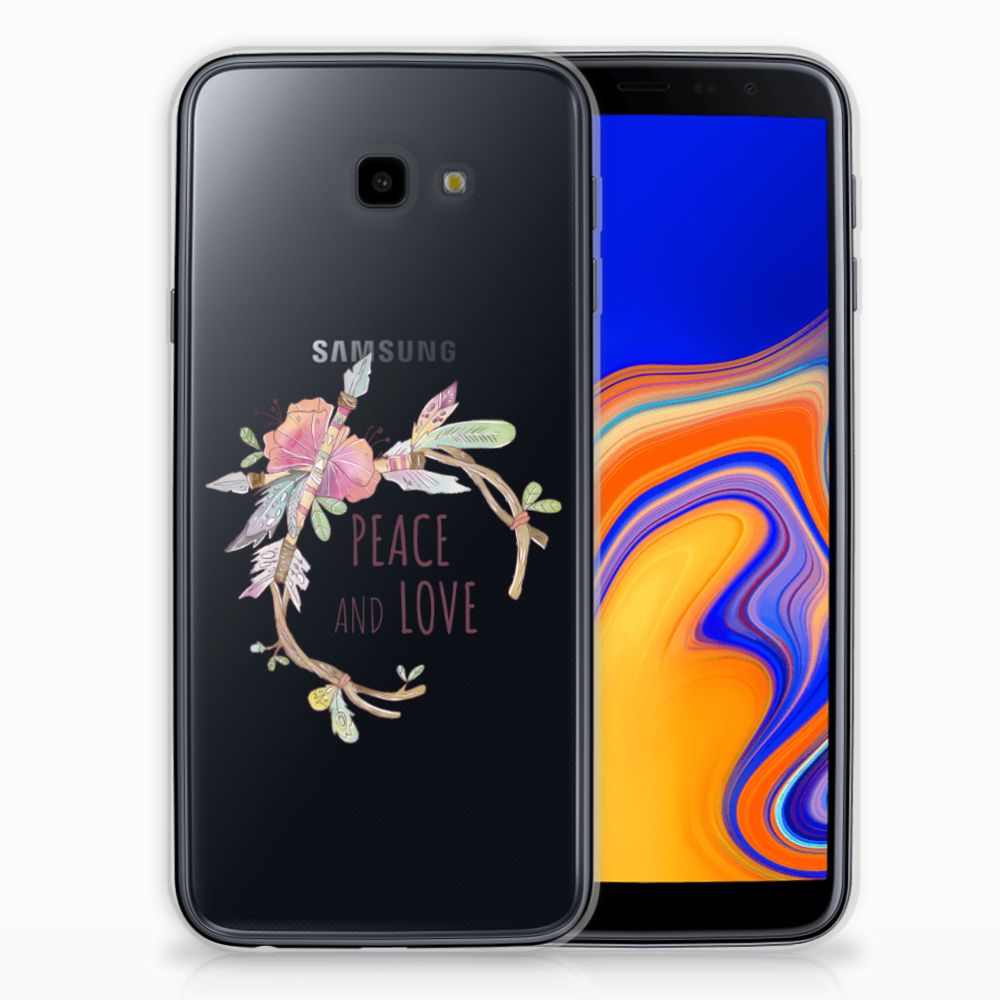 Samsung Galaxy J4 Plus (2018) Telefoonhoesje met Naam Boho Text