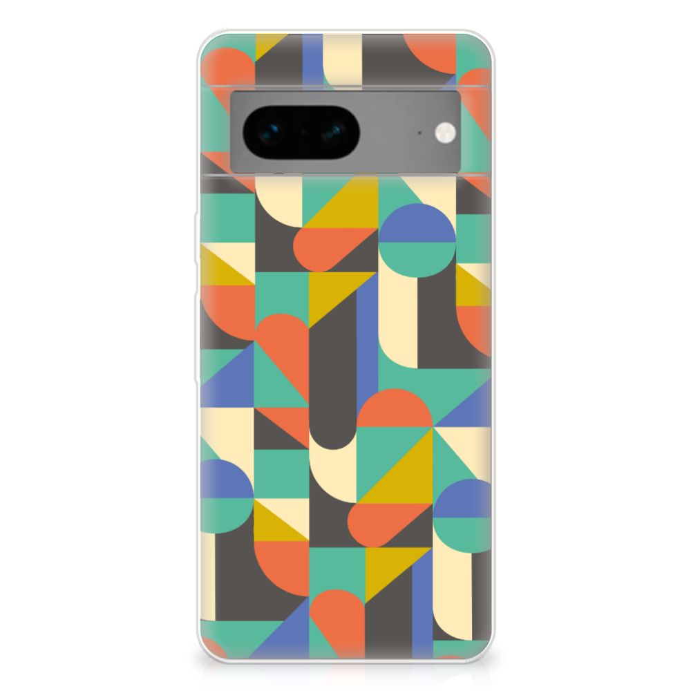 Google Pixel 7 TPU bumper Funky Retro