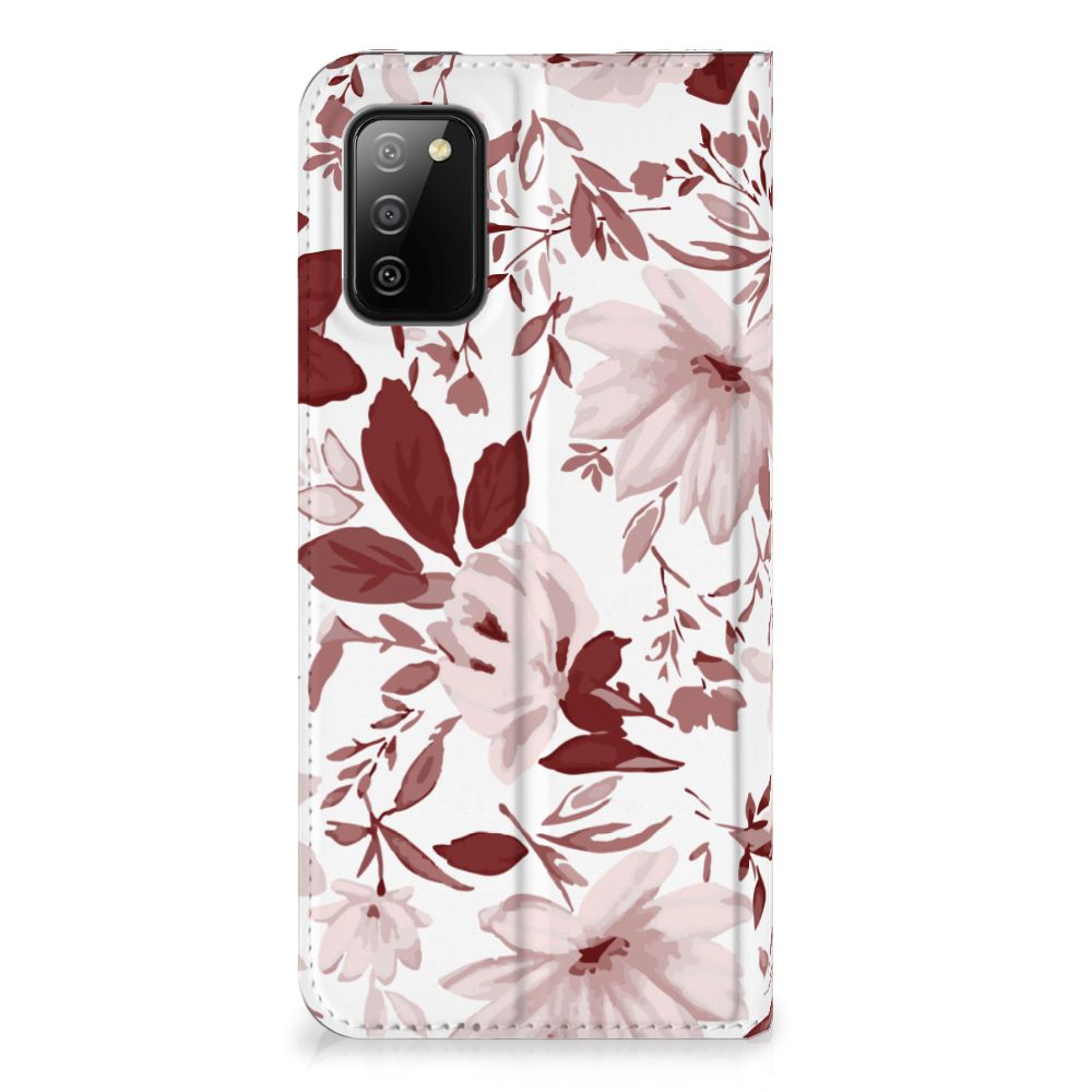 Bookcase Samsung Galaxy M02s | A02s Watercolor Flowers - B2C Telecom