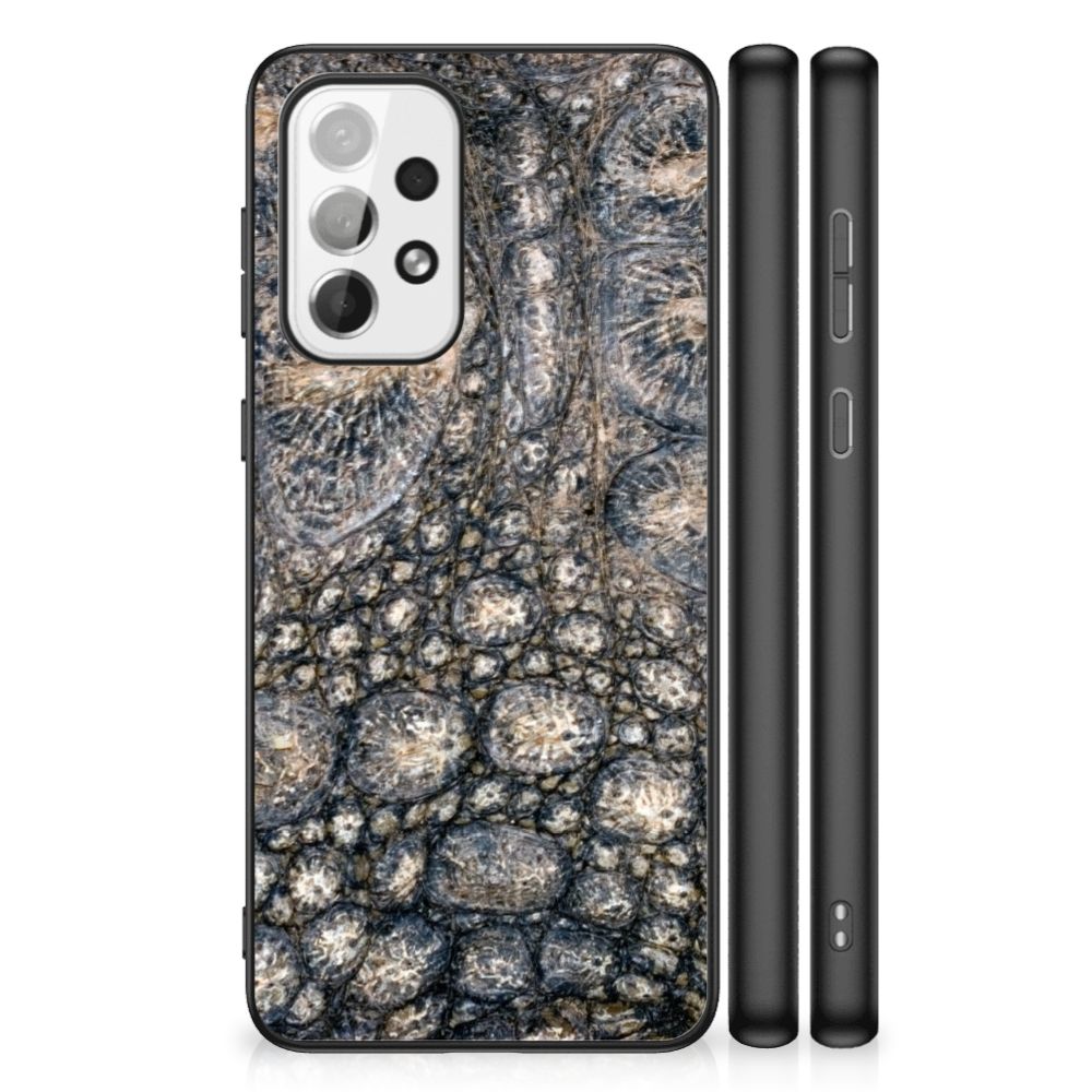 Samsung Galaxy A73 Dierenprint Telefoonhoesje Krokodillenprint B2C Telecom