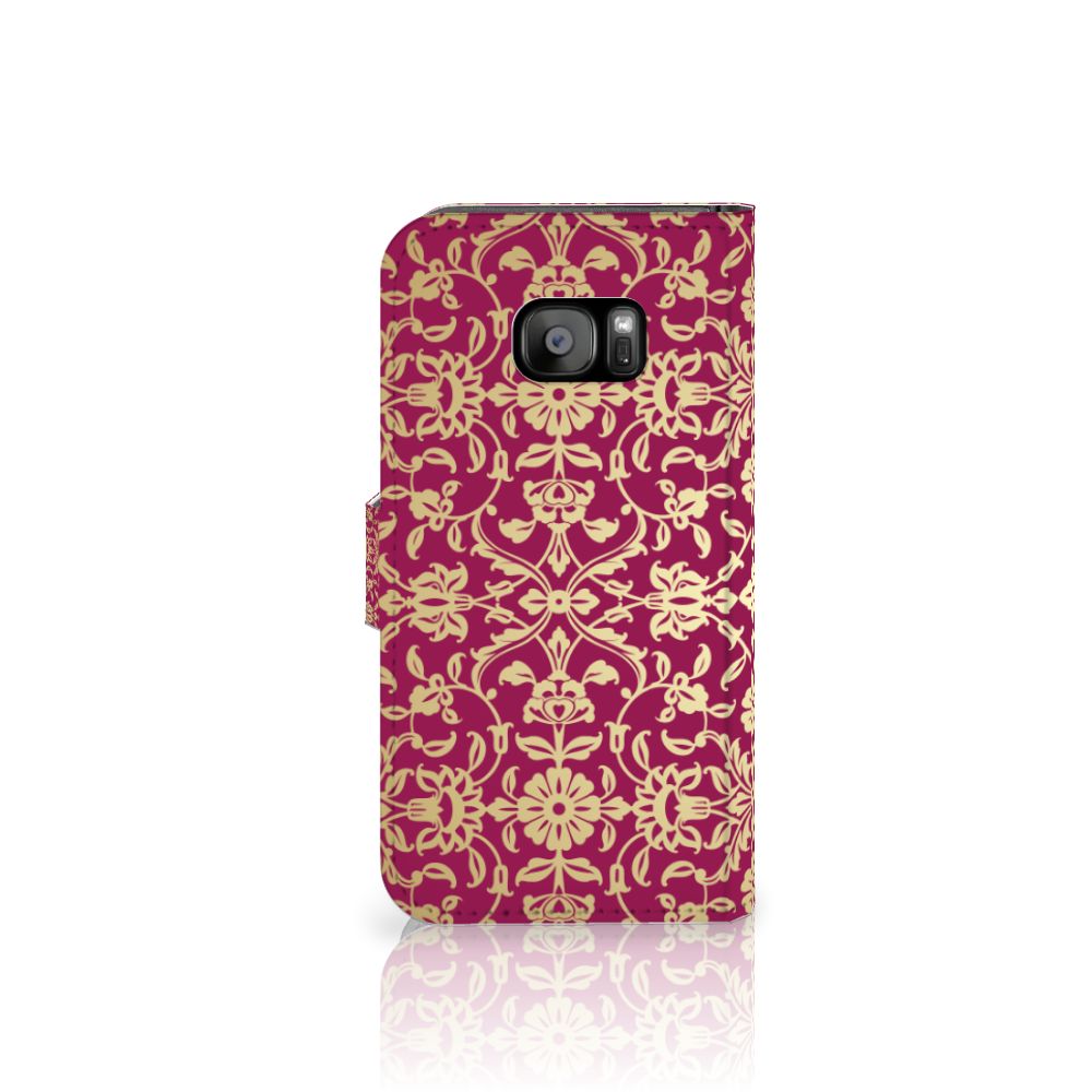 Wallet Case Samsung Galaxy S7 Edge Barok Pink