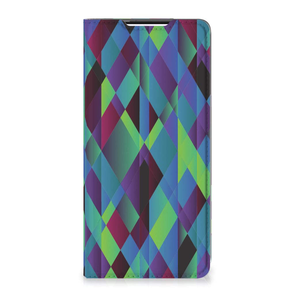 Samsung Galaxy S21 Plus Stand Case Abstract Green Blue - B2C Telecom