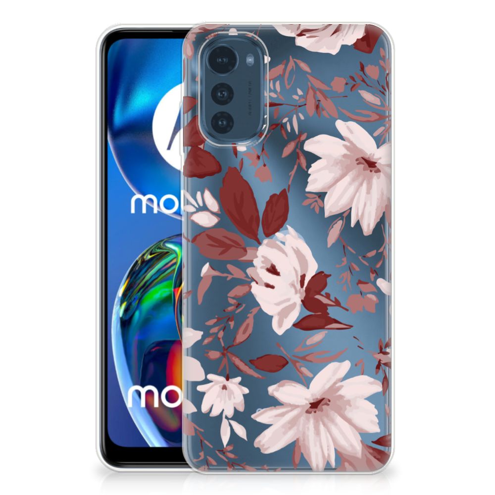 Hoesje maken Motorola Moto E32/E32s Watercolor Flowers