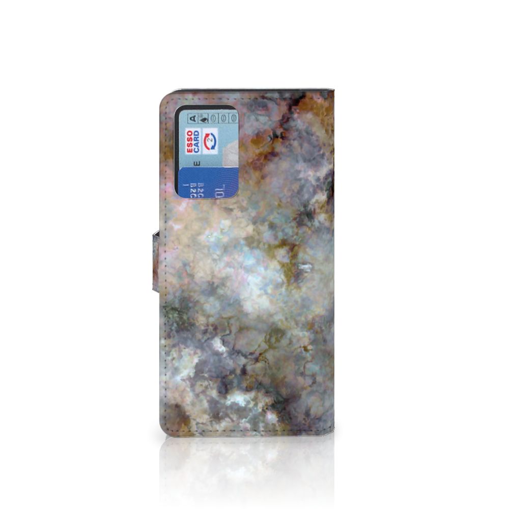 Xiaomi Redmi Note 10 Pro Bookcase Marmer Grijs