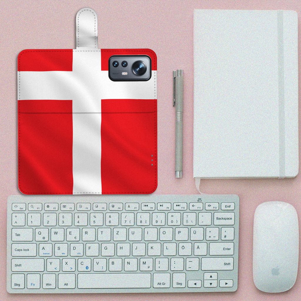 Xiaomi 12 Pro Bookstyle Case Denemarken