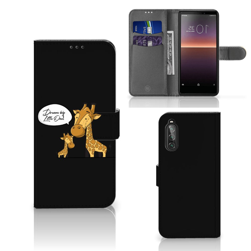 Sony Xperia 10 II Leuk Hoesje Giraffe