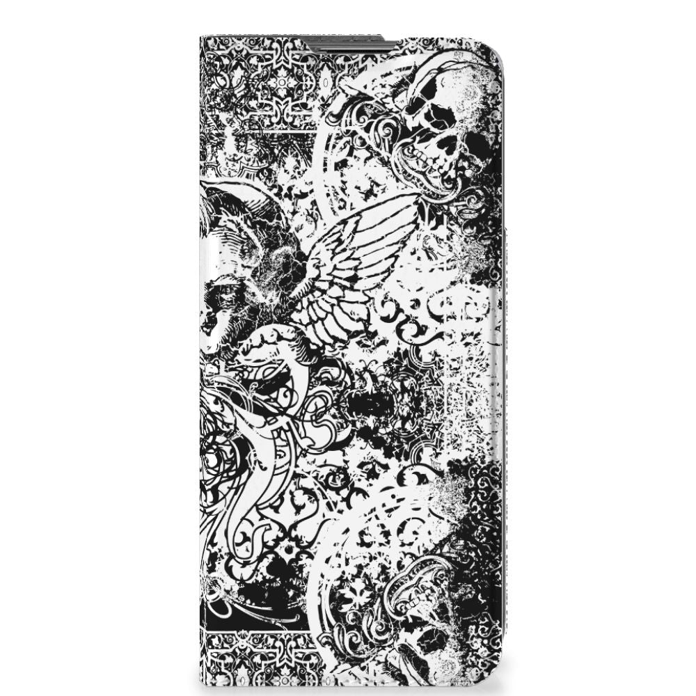 Mobiel BookCase OnePlus Nord CE 2 5G Skulls Angel - B2C Telecom
