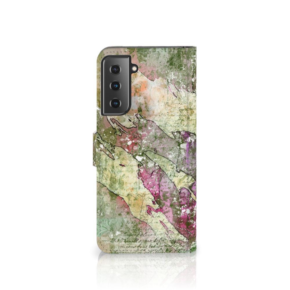 Hoesje Samsung Galaxy S21 Plus Letter Painting