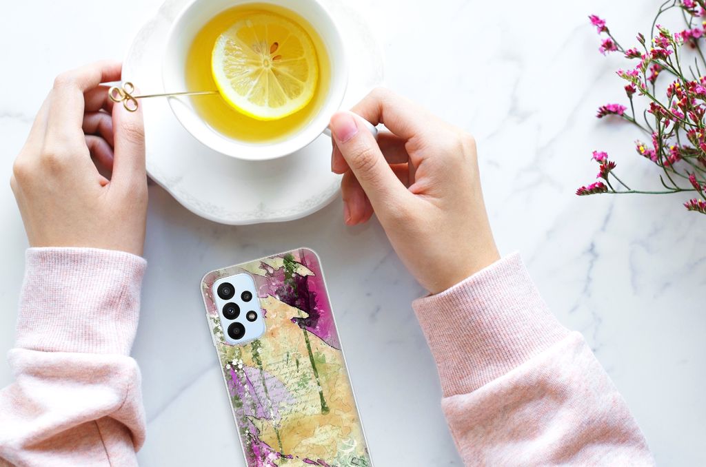 Hoesje maken Samsung Galaxy A23 Letter Painting B2C Telecom
