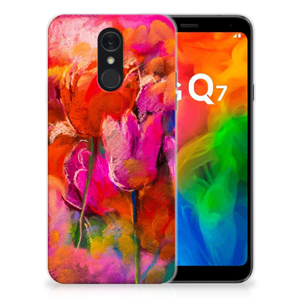 Hoesje maken LG Q7 Tulips